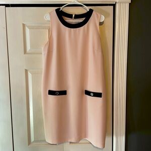 Pink and blue knee length Karl Lagerfeld dress.